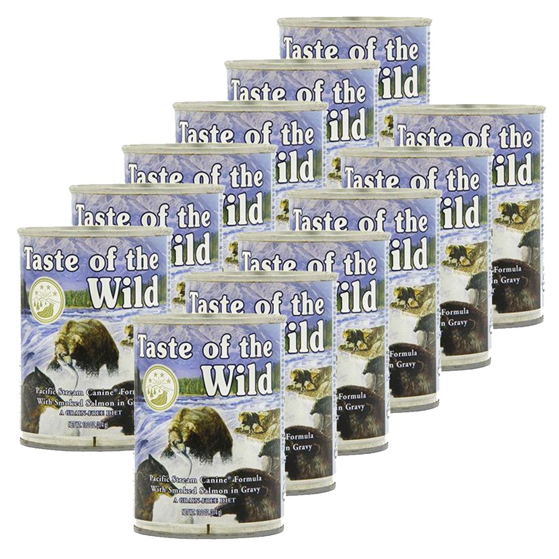 TASTE OF THE WILD Pacific Stream Canine - konzerva, 12 x 390g