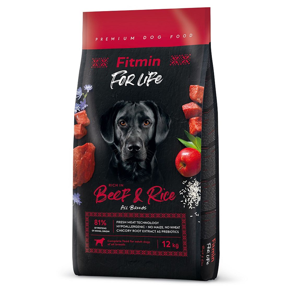Fitmin dog For Life Beef & Rice 12 kg
