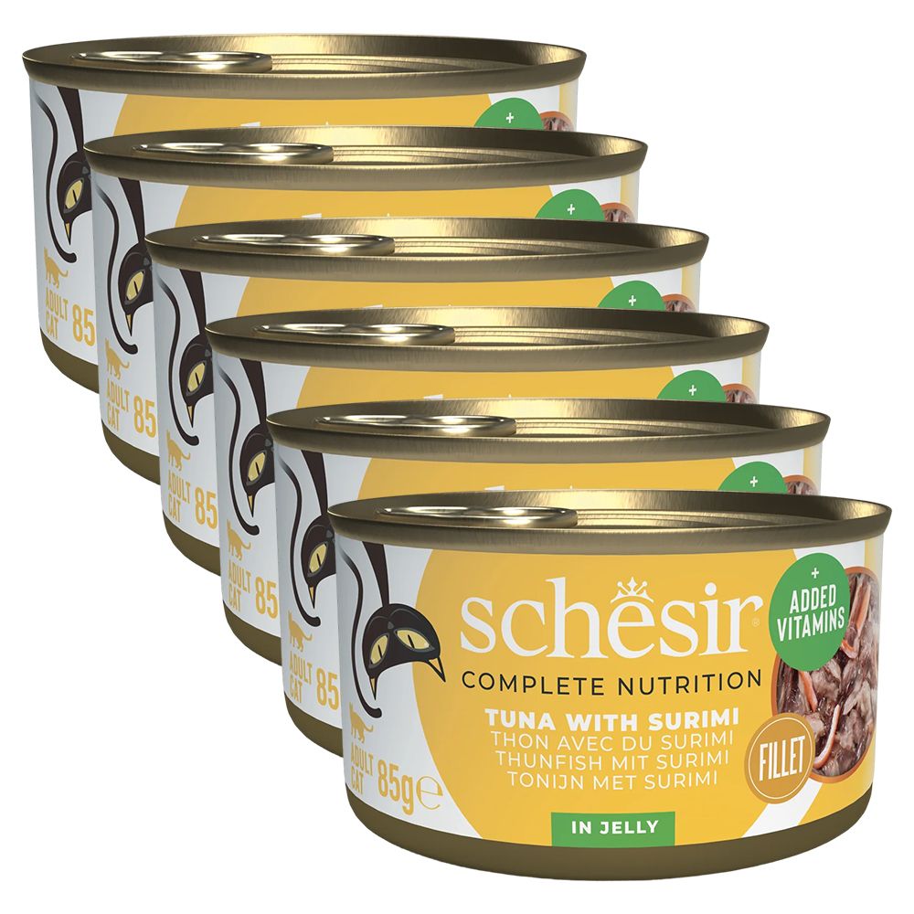 Schesir cat tuna i surimi u želeu 6 x 85 g