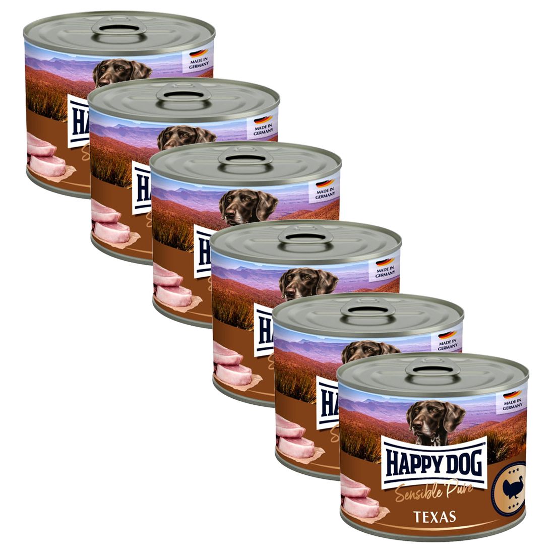 Happy Dog Sensible Pure Texas 6 x 200 g / puretina