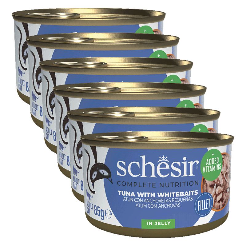 Schesir cat tuna s inčunima 6 x 85 g