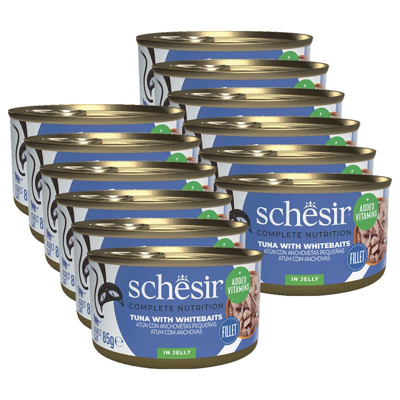 Schesir cat tuna s inčunima 12 x 85 g