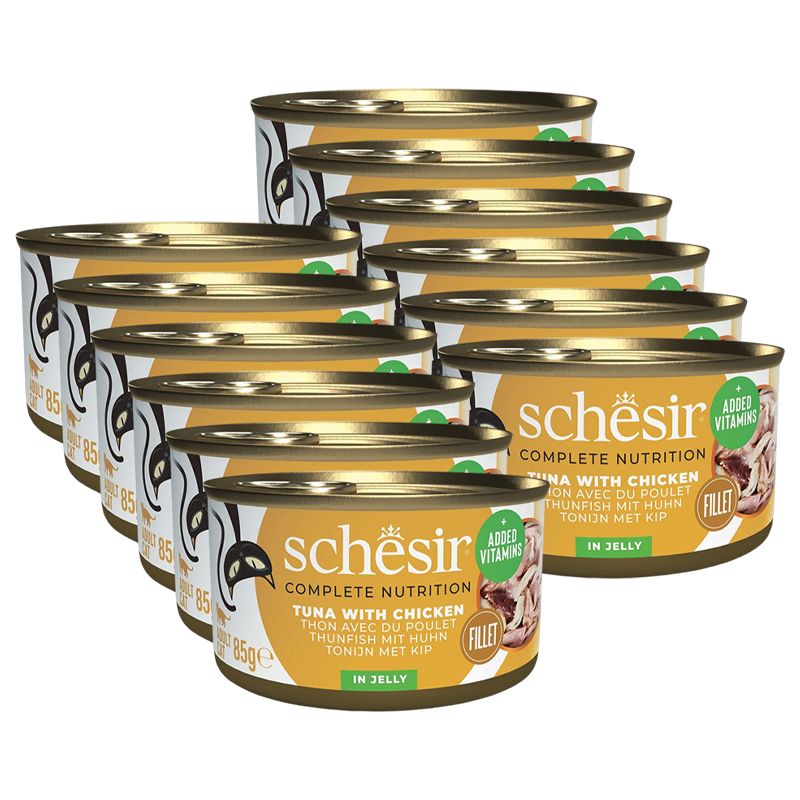 Schesir cat tuna s piletinom 12 x 85 g