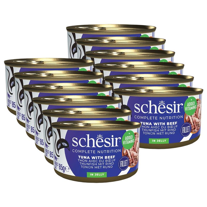 Schesir cat tuna s govedinom 12 x 85 g