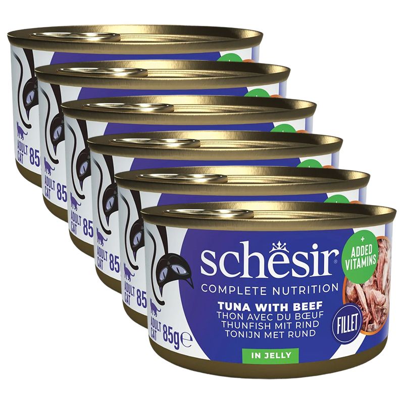 Schesir cat tuna s govedinom 6 x 85 g