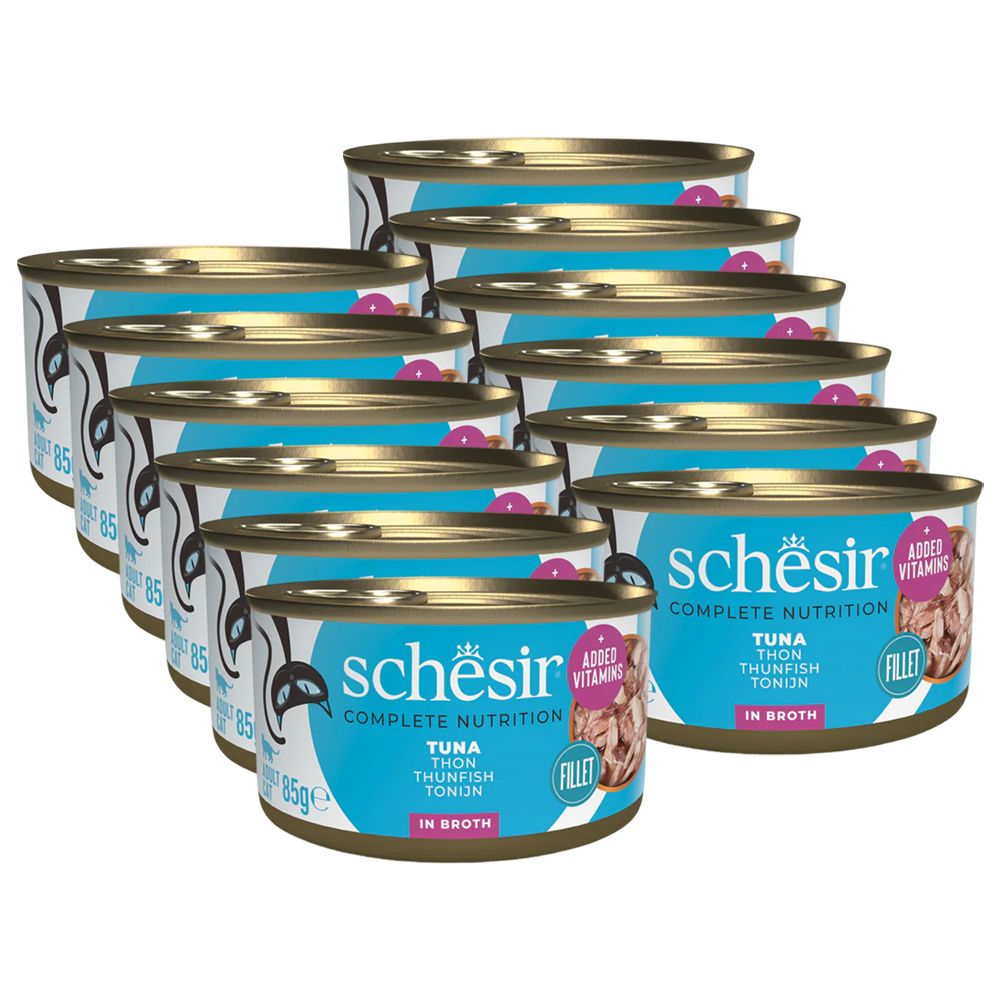 Schesir cat tuna u juhi 12 x 85 g