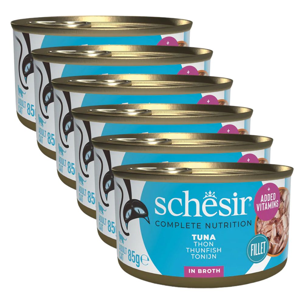 Schesir cat tuna u juhi 6 x 85 g