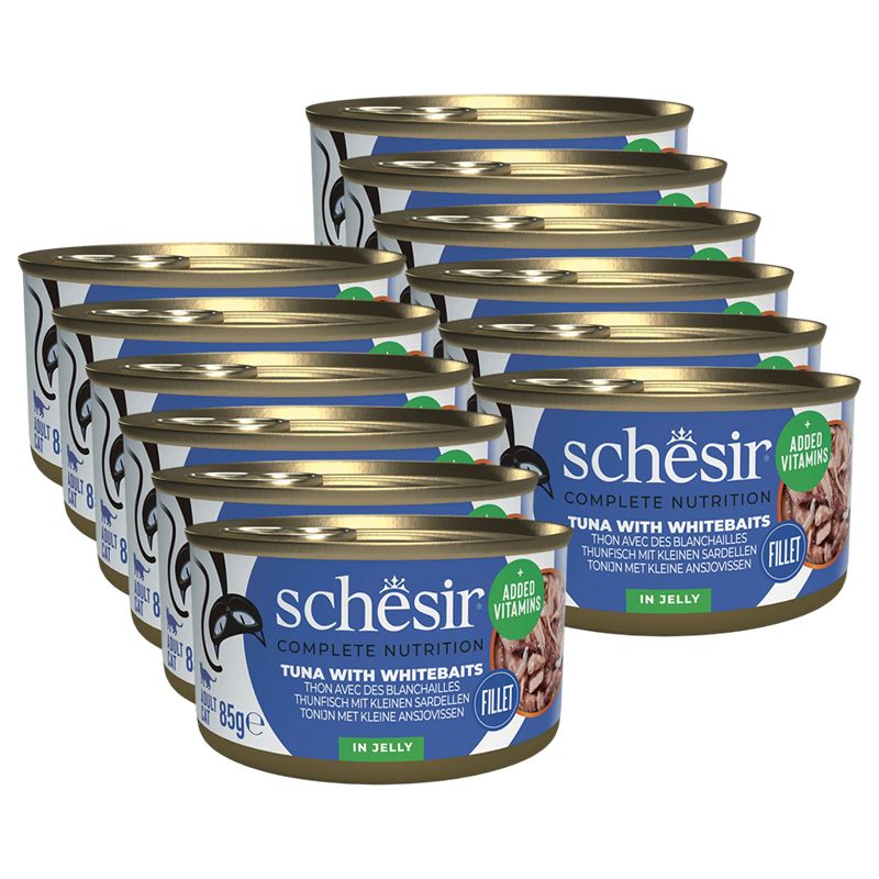 Schesir cat tuna i inćuni s rižom 12 x 85 g
