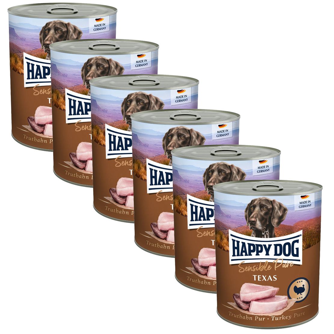 Happy Dog Sensible Pure Texas 6 x 800 g / puretina