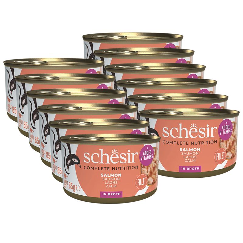 Schesir cat losos u juhu 12 x 85 g