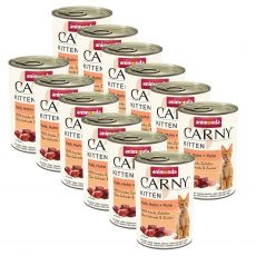 Hrana CARNY KITTEN teleće, pileće + pureće 12 x 400 g
