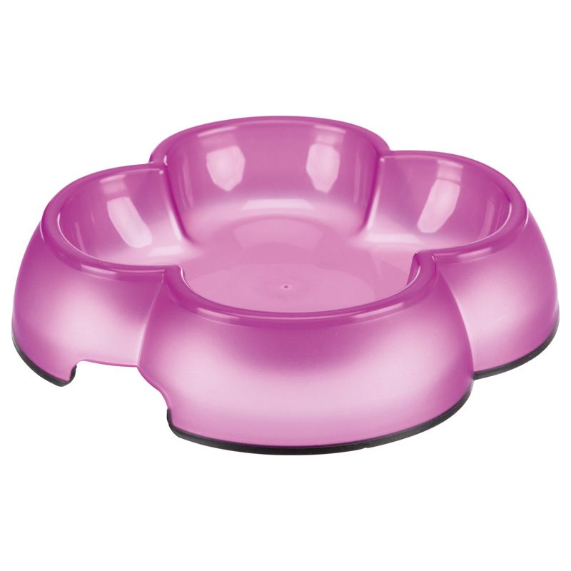Trixie Plastična zdjela za mačke - djetelina, 0,25 l / ø 12 cm