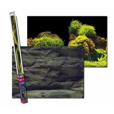 Pozadina za akvarij ROCK/PLANTS S - 60 x 30 cm