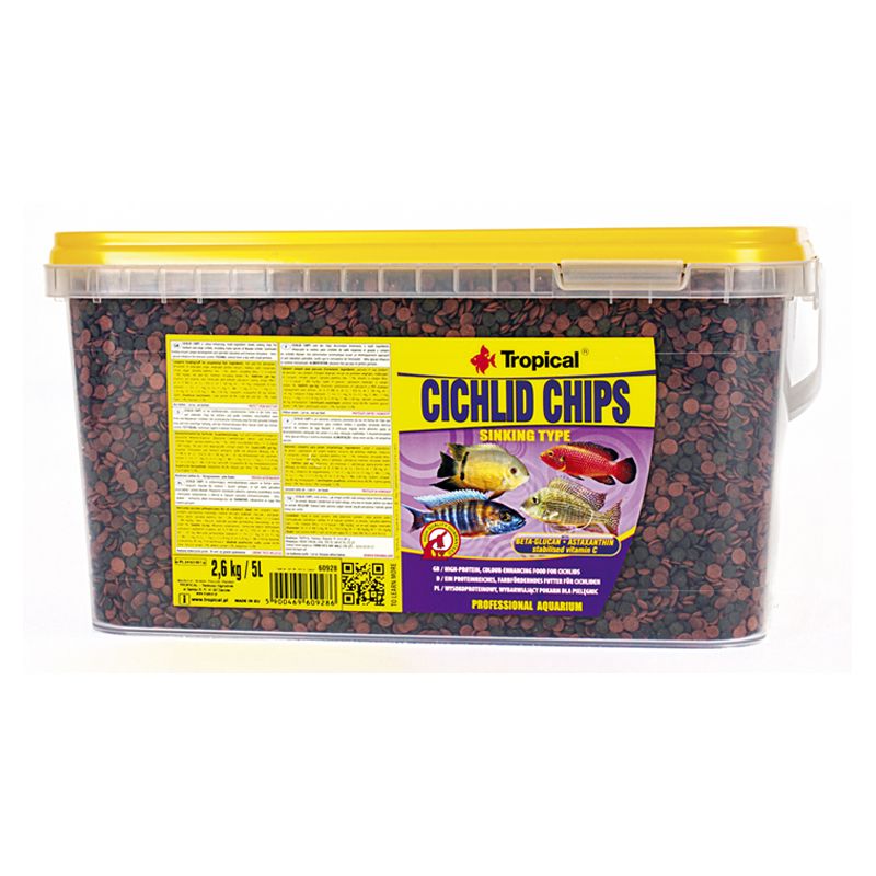 TROPICAL Cichlid chips 5L/2,6kg