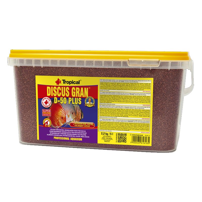 TROPICAL Discus Gran D-50 Plus 5 L / 2,2 kg