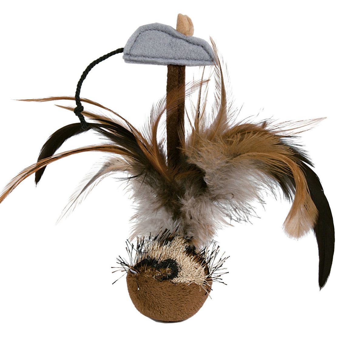 Trixie Bobo Shuttlecock - igračka za mačke 15 cm
