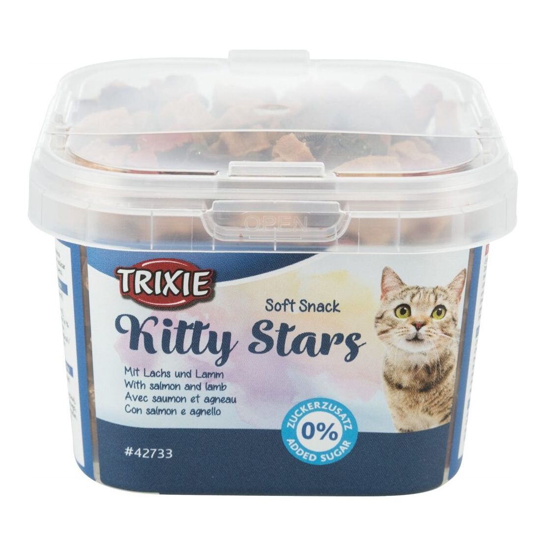 Trixie Soft Snack Kitty Stars - zvjezdice losos i janje 140 g