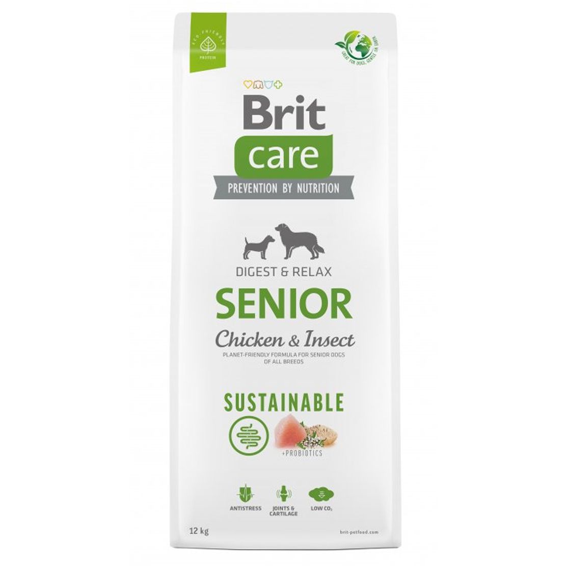 Brit Care Dog Sustainable Senior Chicken & Insect 12 kg