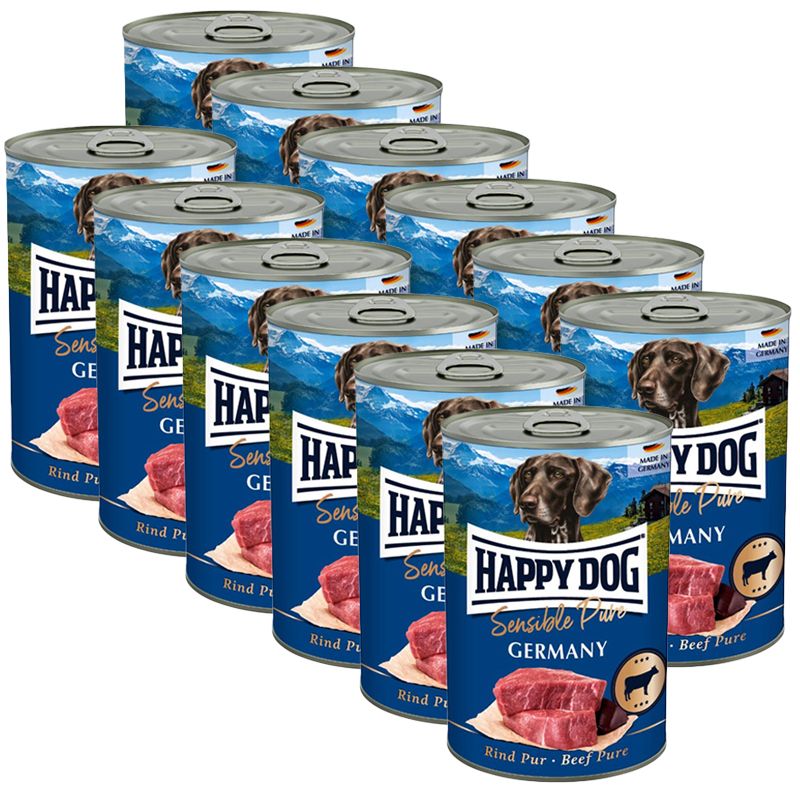 Happy Dog Rind Pur Germany - 12 x 400 g / govedina