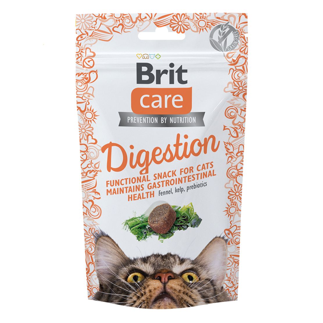 Brit Care Cat Snack Digestion 50 g