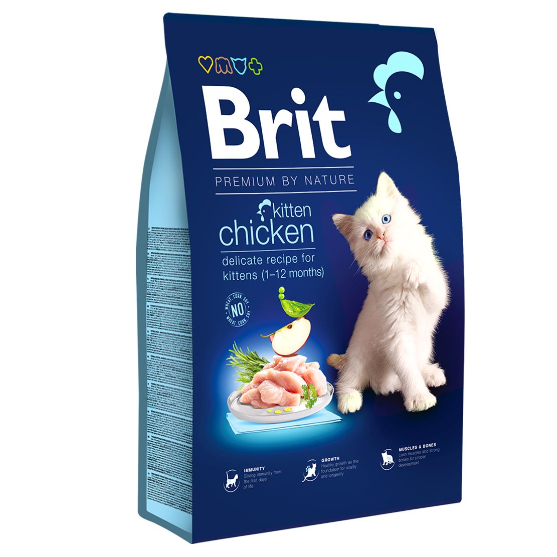 Brit Premium by Nature Cat Kitten Chicken 8 kg