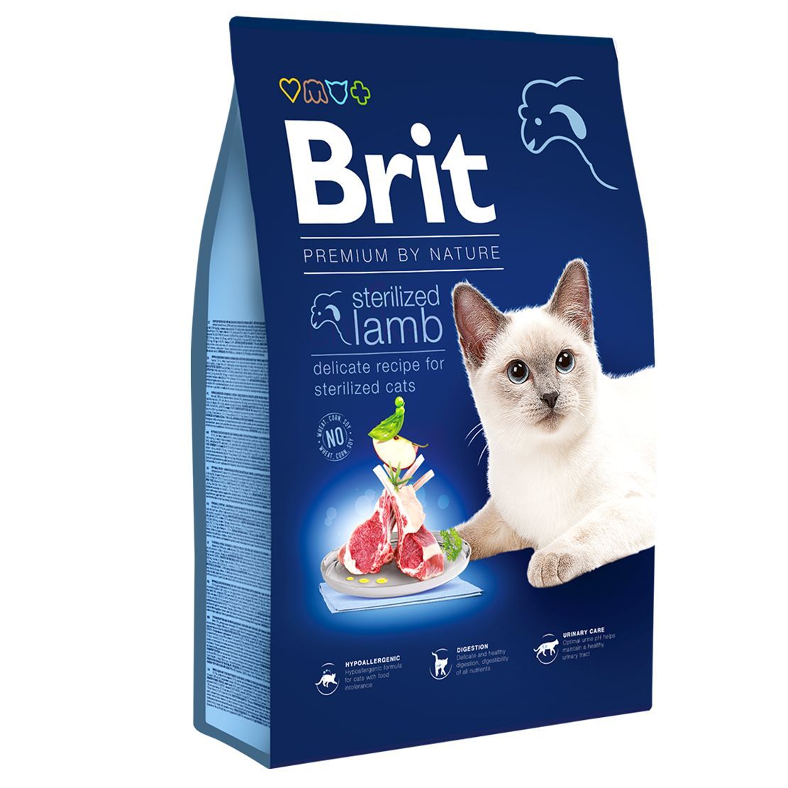 Brit Premium by Nature Cat Sterilized Lamb 800 g