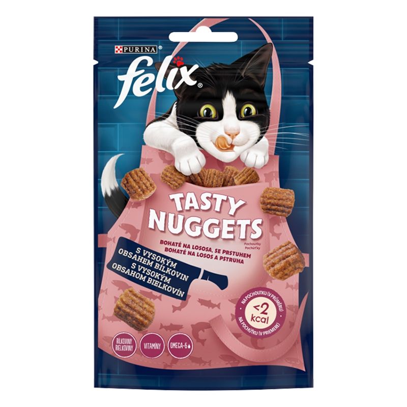 FELIX Tasty Nuggets konzerva losos i pastrva 50 g