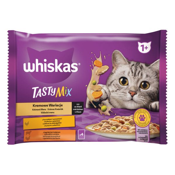 Whiskas vrećica Creamy Creations Tasty mix 4 x 85 g