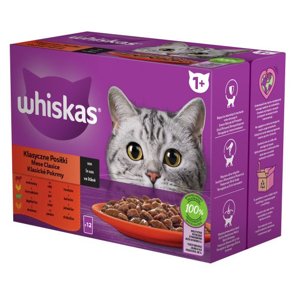 Whiskas vrećice Klasični izbor soka 12 x 85 g
