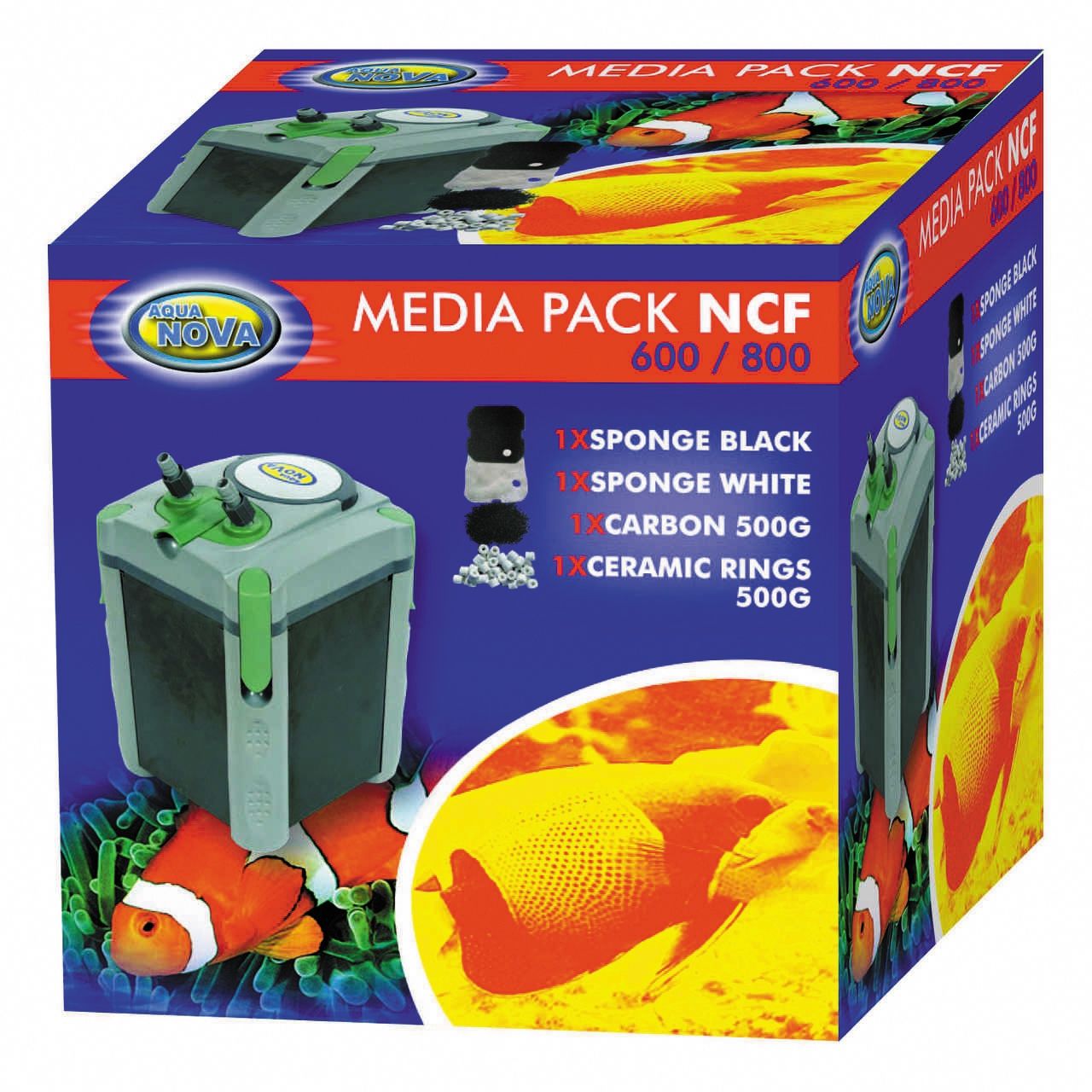 AQUA NOVA NCF 600/800 Paket filter medija