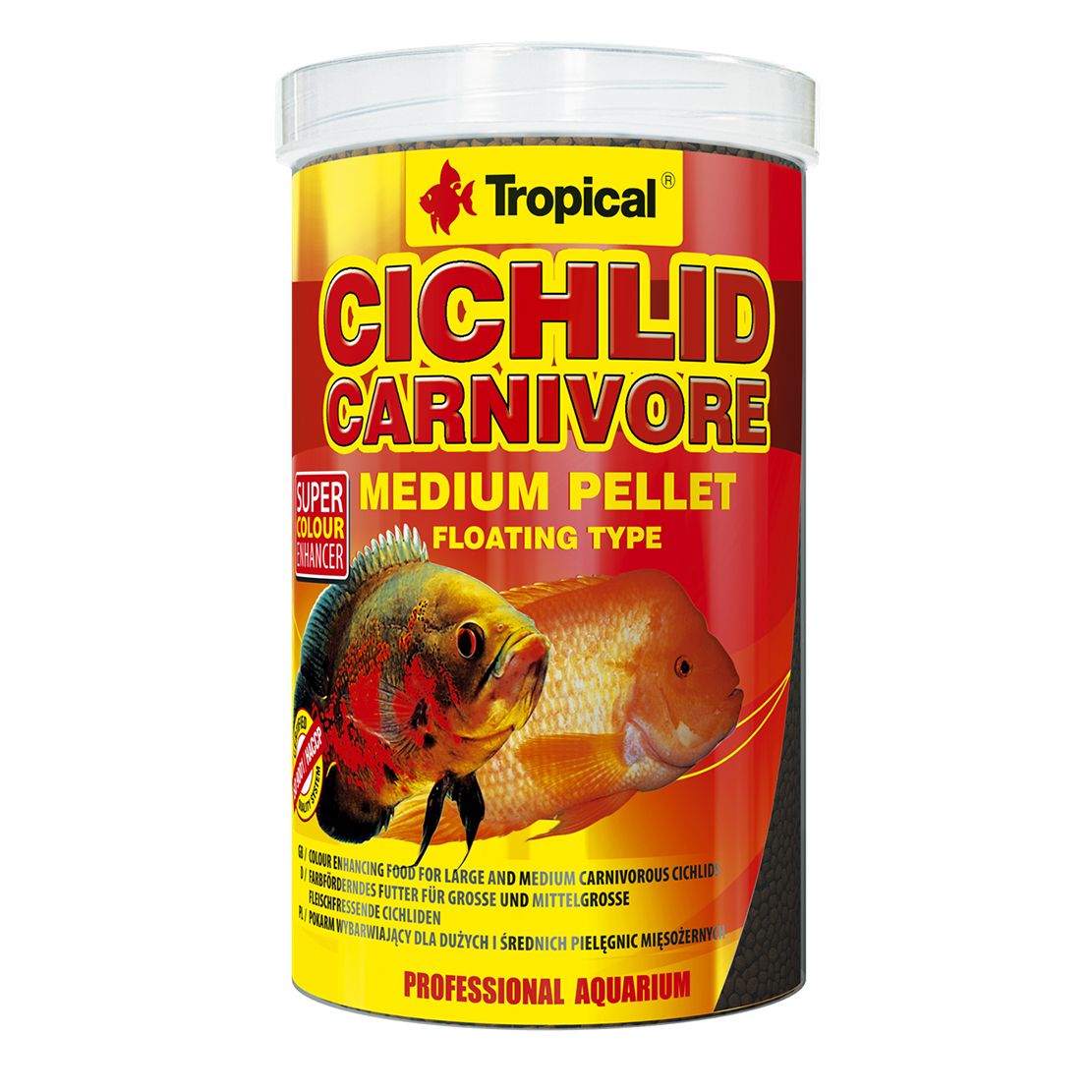 TROPICAL Cichlid Carnivore Medium Pellet 500 ml / 180 g
