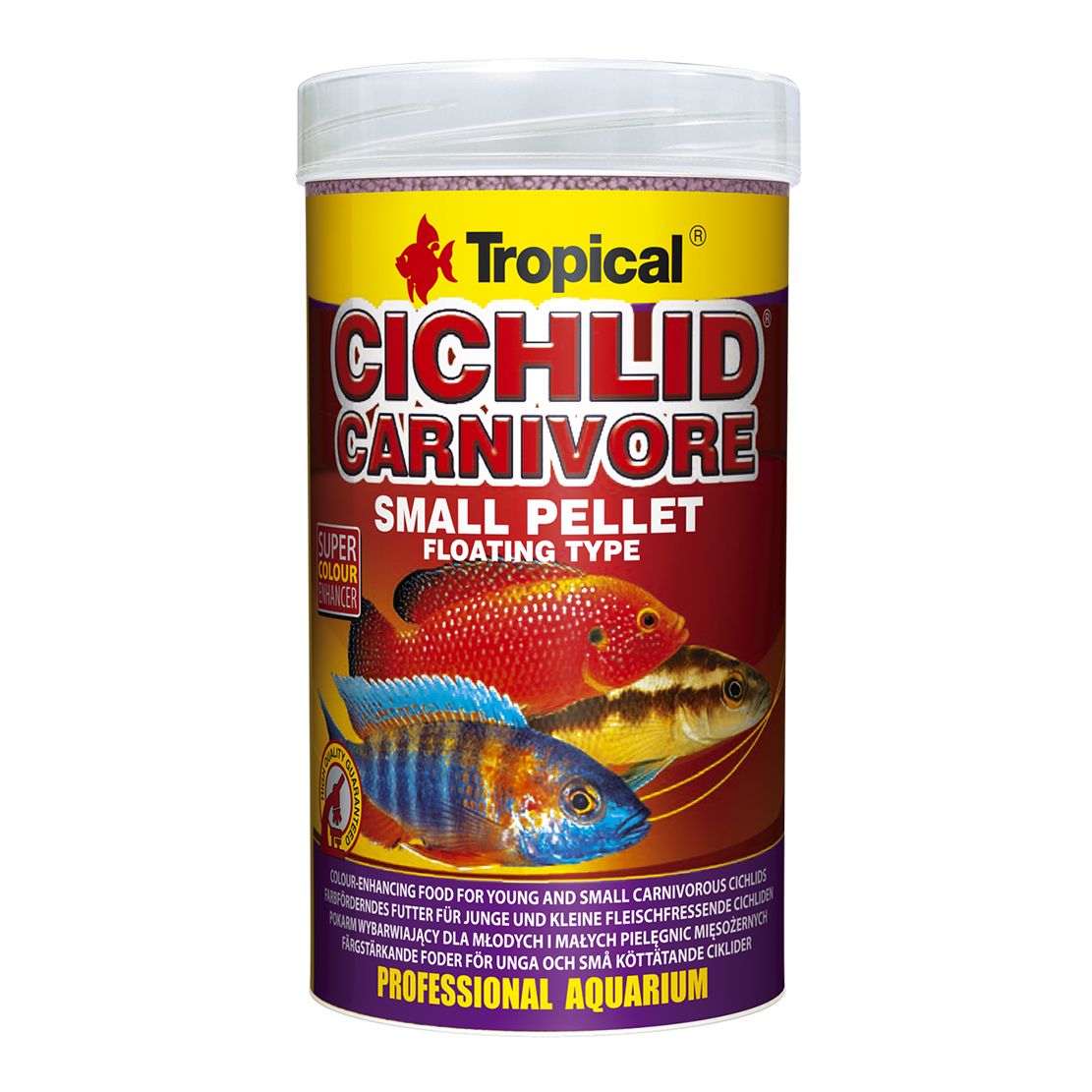 TROPICAL Cichlid Carnivore Small Pellet 250 ml / 90 g