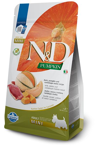 Farmina N&D dog PUMPKIN (GF) adult mini, patka & dinja 2 kg