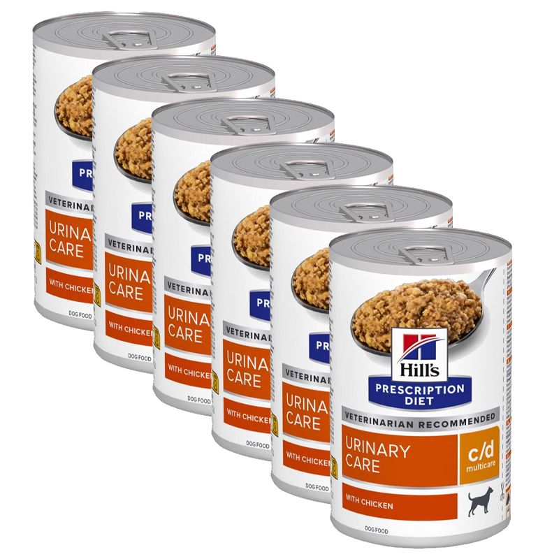 Hill's Prescription Diet c/d Multicare Njega mokraćnog sustava za pse 6 x 370 g