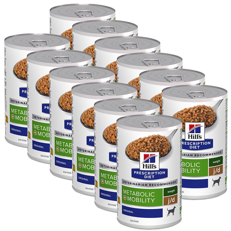 Hill's Prescription Diet j/d Metabolic + Mobility Piletina 12 x 370 g