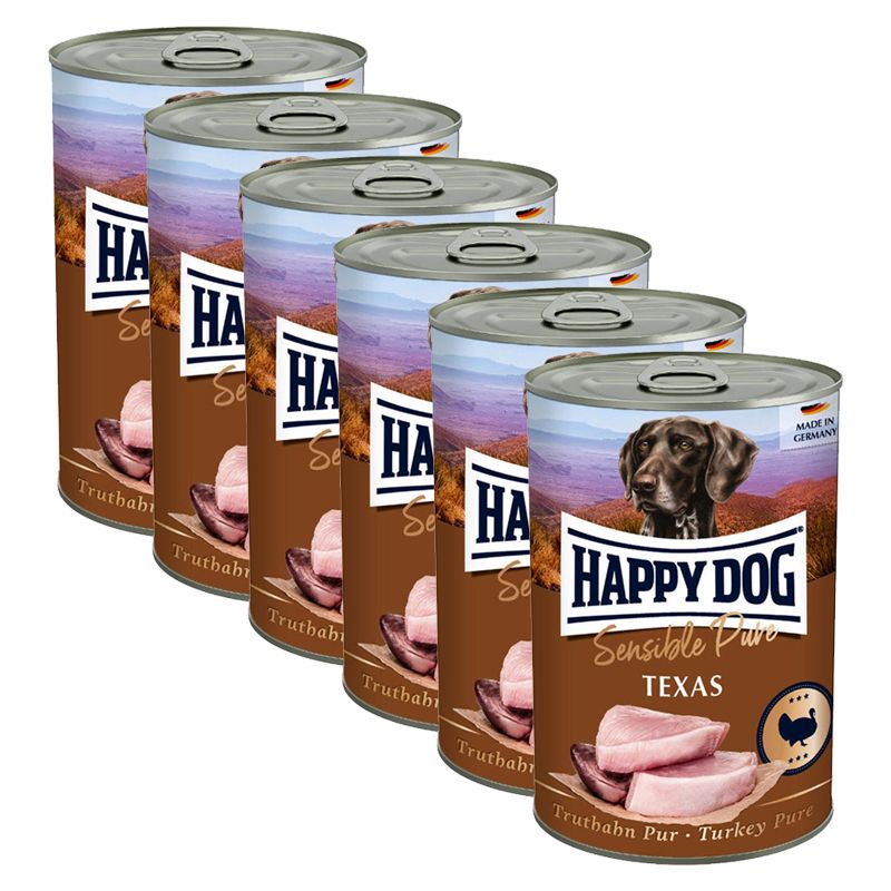 Happy Dog Sensible Pure Texas 6 x 400 g / purica