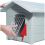 Dvoja vrata porta 3 za kućicu za psa, metalna - 37,5 x 21,5 cm