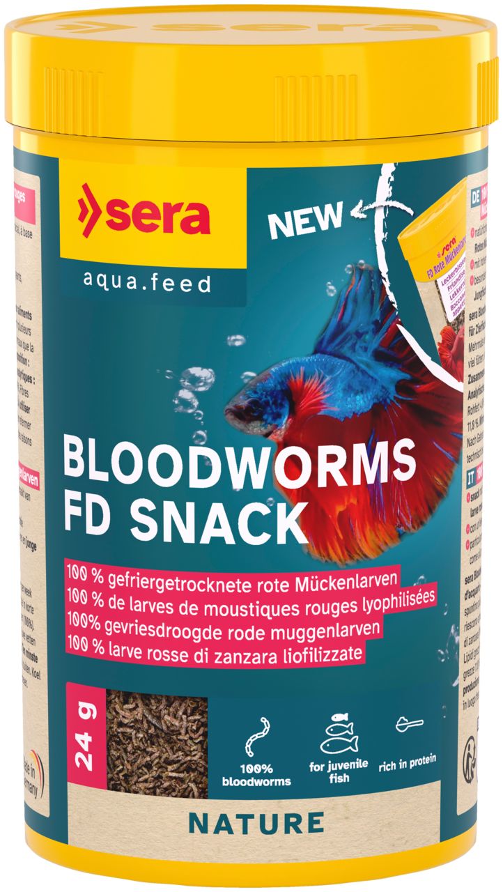 sera Bloodworms FD Snack 250 ml / 24 g