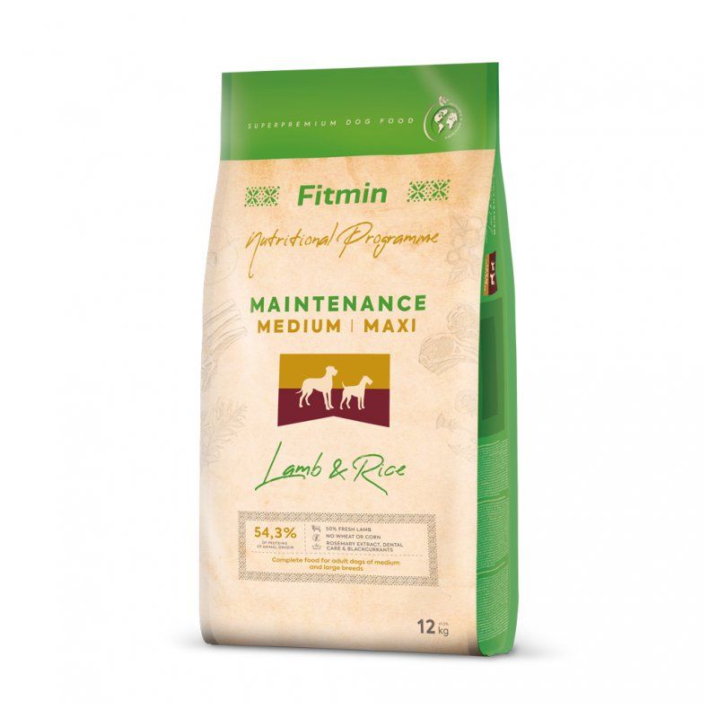 Fitmin Maintenance Medium / Maxi Lamb & Rice 12 kg