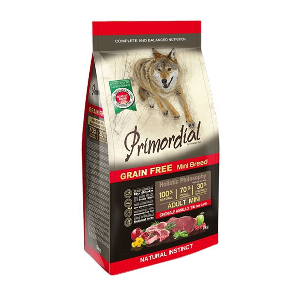 Primordial GF Adult Mini Wild Boar & Lamb 2kg