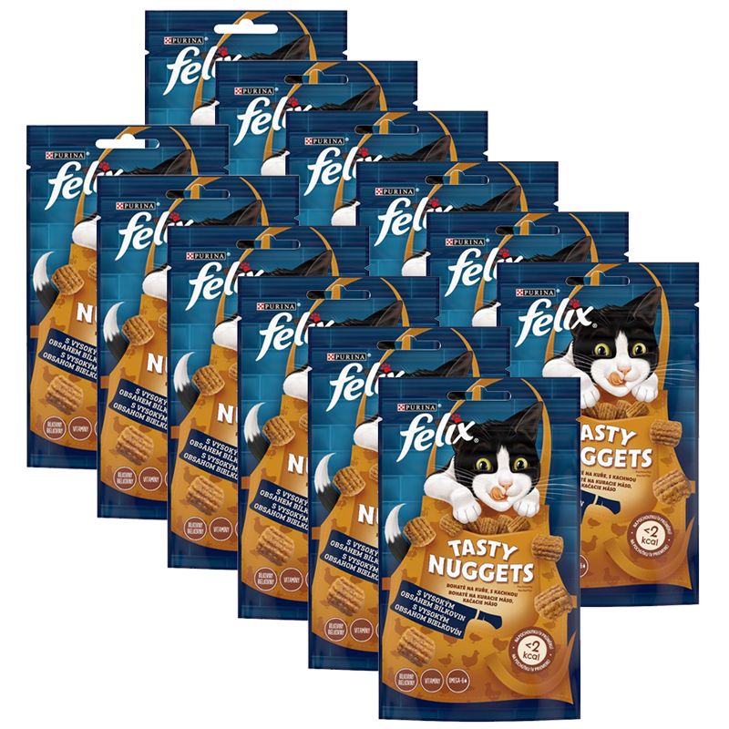 Kapsice FELIX Tasty Nuggets piletina i patka 12 x 50 g