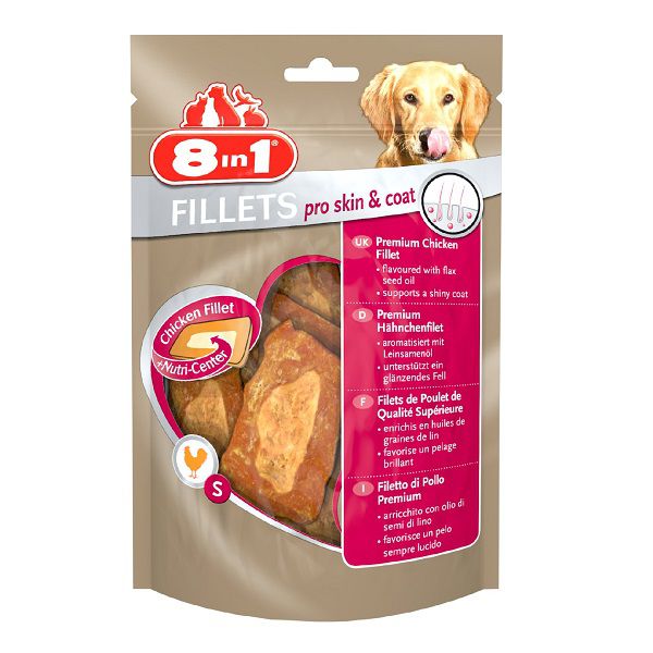 Filety 8 in 1 PRO SKIN AND COAT pasa - 80g