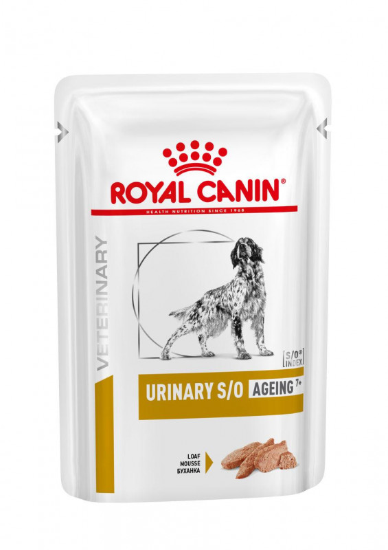 Royal Canin VHN Dog Urinary S/O Age Pouch Loaf 12 x 85 g