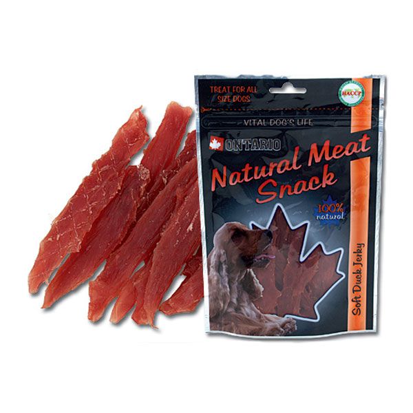 ONTARIO Soft Duck Jerky pileći komadići za pse - 70g