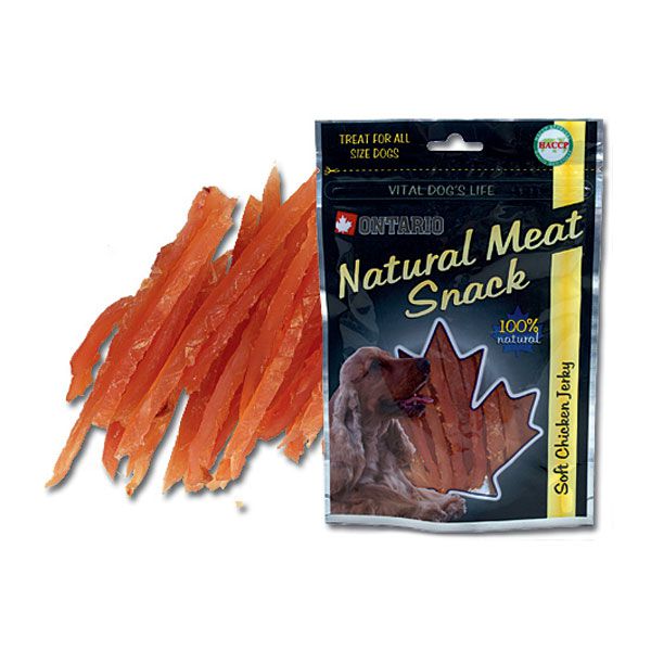 ONTARIO Soft Chicken Jerky pileći komadići za pse - 70g