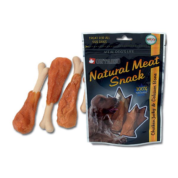 ONTARIO Pileće kriške + kalcijska kost - 70g