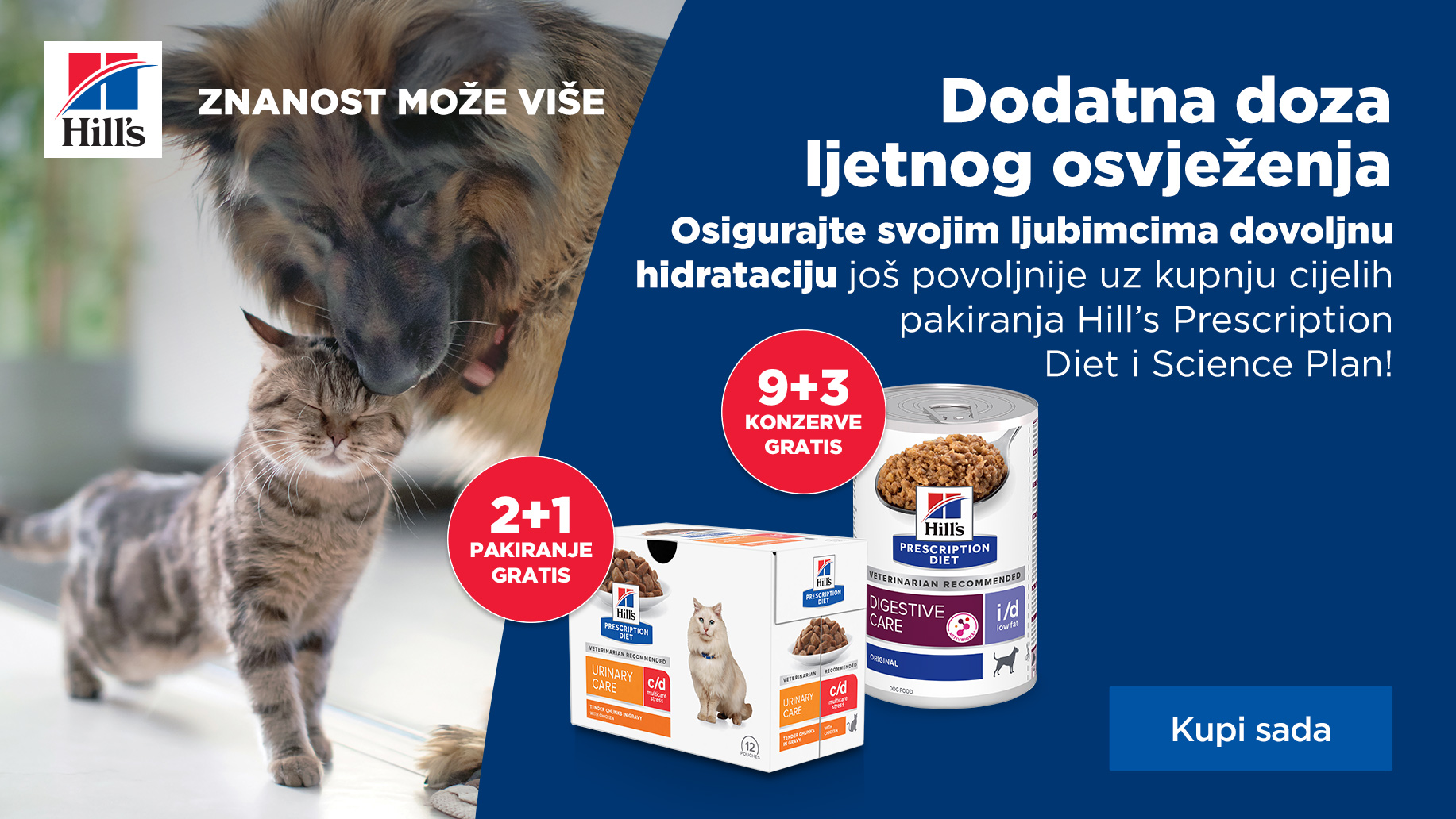 Hill´s konzerve ili vrećica GRATIS