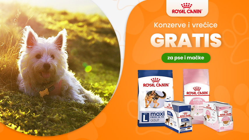 Royal Canin vrećica i konzerve gratis