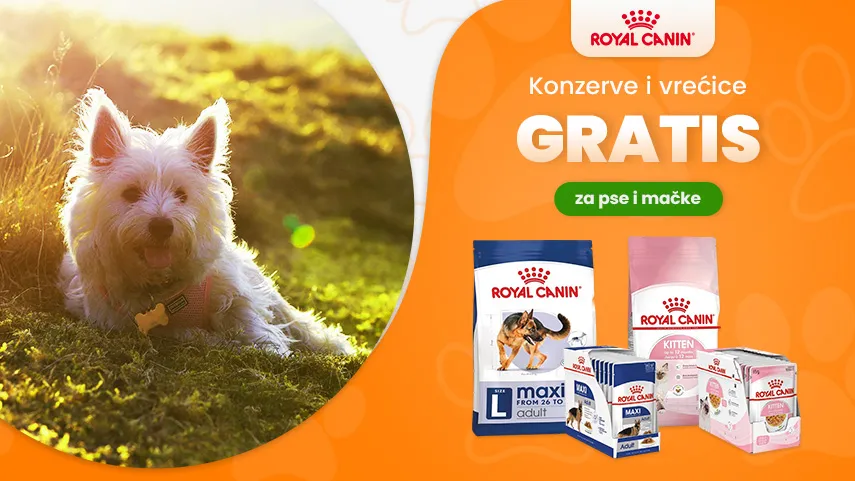 Royal Canin vrećica i konzerve gratis